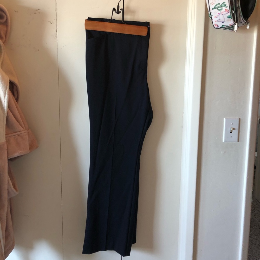 Navy slacks